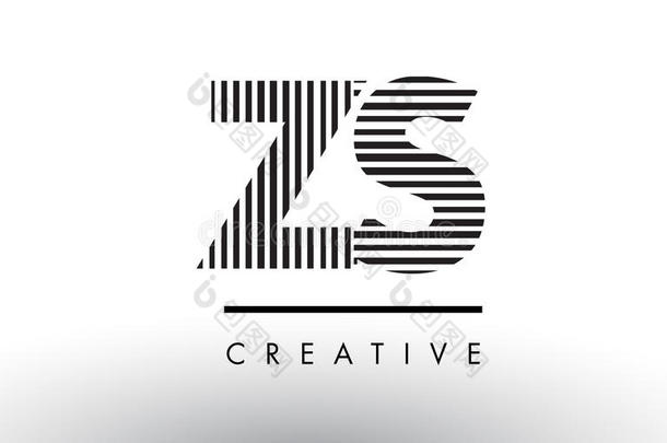 zs公司英语字母表的第26个字母英文字母表的第19个字母黑的和白色的台词信标识设计.