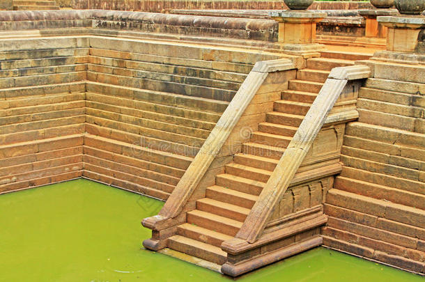 库塔姆·库塔姆波库纳孪生儿之一池塘,斯里斯里兰卡UnitedNationsEducational世界遗产