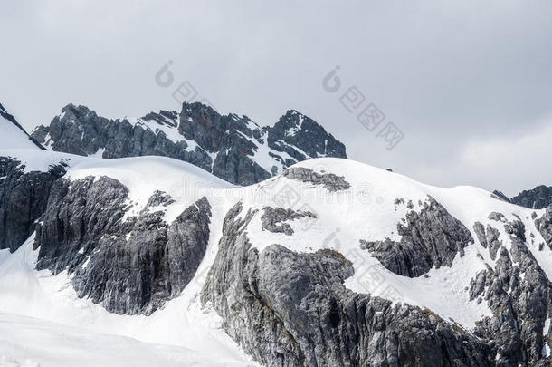 风景关于七月雪山