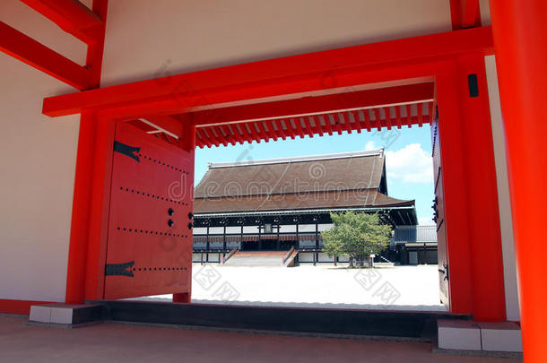 股份影像关于尼乔城堡,京都,黑色亮漆