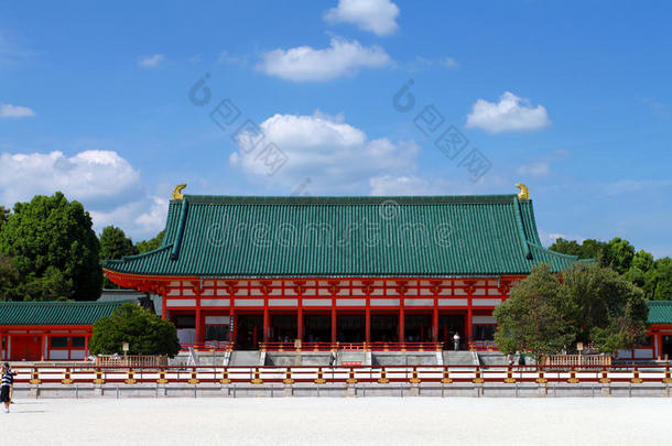 股份影像关于平安时代的圣地,京都,黑色亮漆