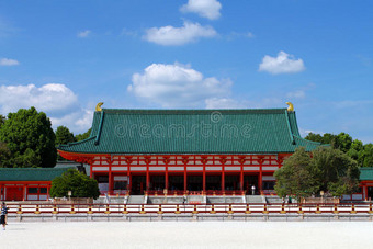 股份影像关于平安时代的圣地,京都,黑色亮漆图片