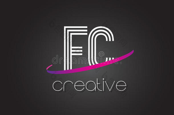 fc公司英语字母表的第6个字母英语字母表的第3个字母信标识和台词设计和紫色的哗哗响.