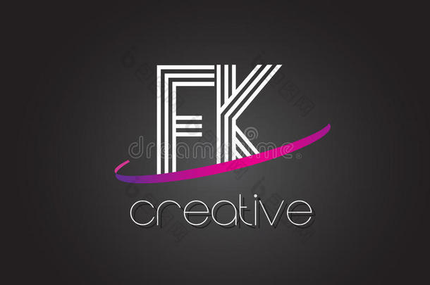 fk公司英语字母表的第6个字母英语字母表的第11个字母信标识和台词设计和紫色的哗哗响.