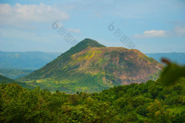 塔尔语火山向Luz向岛北方关于马尼拉麻,菲律宾