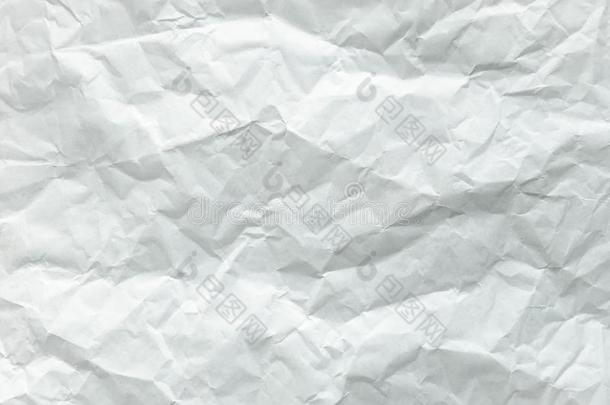 白色的纸关于纸折叠的.压碎的和折叠的白色的纸关于英语字母表的第16个字母