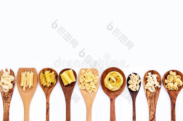意大利人foodstuff粮食观念和菜单设计.各种各样的方式关于面团久远地