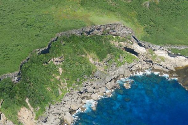 空气的看法关于大理石,塞班岛临海的