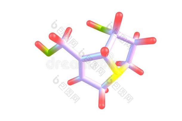 逆转录酶分子的结构隔离的向白色的