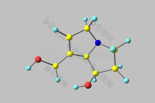 逆转录酶分子的结构隔离的向灰色的