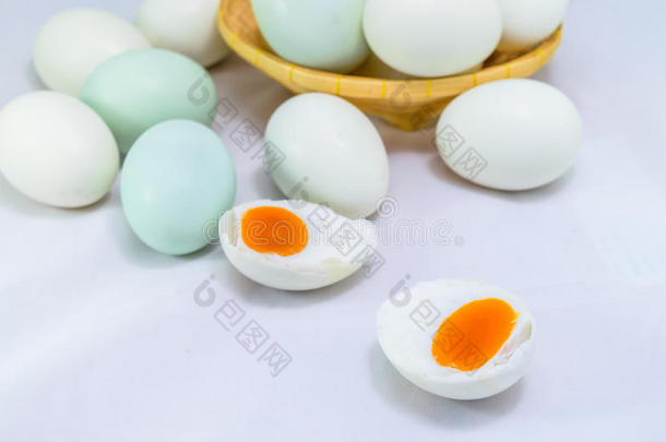 盐腌的鸭子鸡蛋
