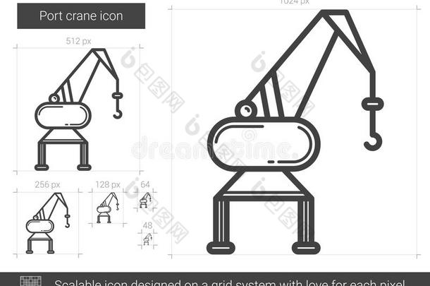 <strong>港口</strong>吊车<strong>线条</strong>偶像.