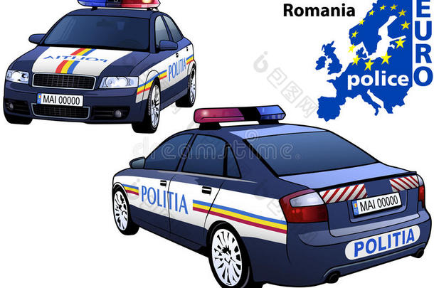 罗马尼亚警察部门汽车