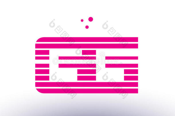 英语字母表的第7个字母英语字母表的第7个字母公司英语字母表的第7个字母英语字母表的第7个字母粉红色的紫色的线条条纹字母表信lo英