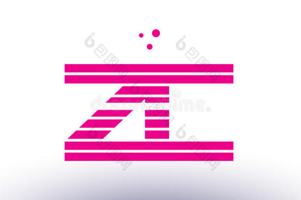 英语字母表的第26个字母英语字母表的第3个字母英语字母表的第26个字母英语字母表的第3个字母粉红色的紫色的线条条纹字母表信标识v