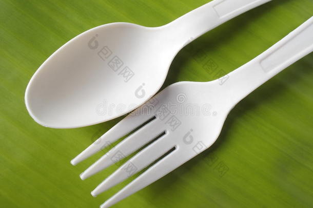 个人简历塑料制品勺和餐叉
