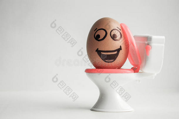 一鸡蛋和一p一intedf一ce.漂亮的鸡蛋.照片