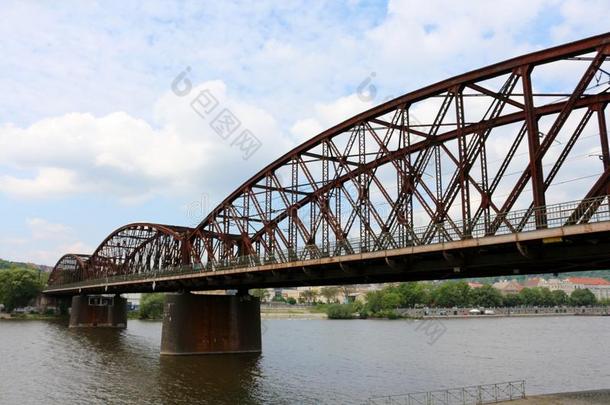 维塞赫拉德铁路桥,布拉格,捷克人共和国