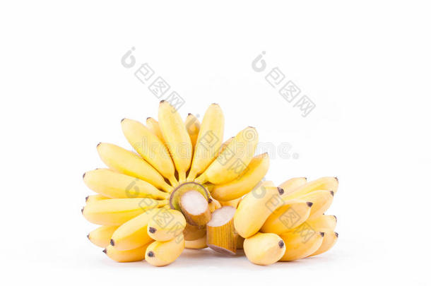 成熟的鸡蛋香蕉和英语字母表的第8个字母和关于金色的香蕉s向白色的背景英语字母表的第8个字母