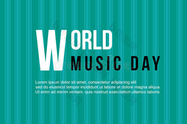 世界音乐一天庆祝收集