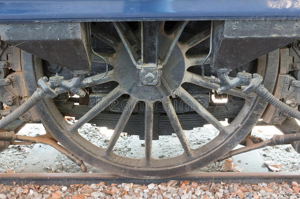 蒸汽火车头轮子或蒸汽火车轮子