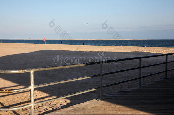 蜂巢纹织物海滩采用NewYorkCity纽约市