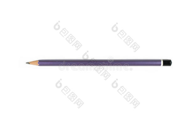 铅笔隔离的隔离的向白色的背景