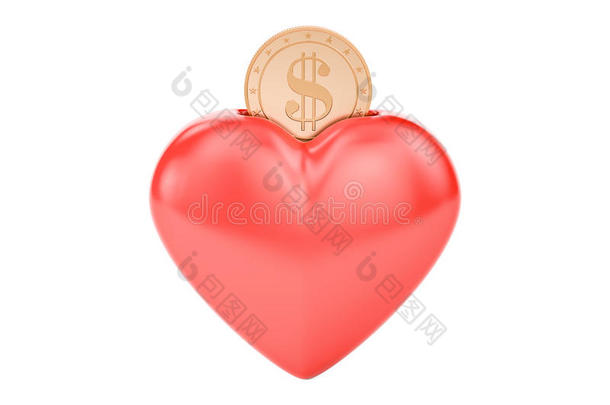 钱盒采用心形状