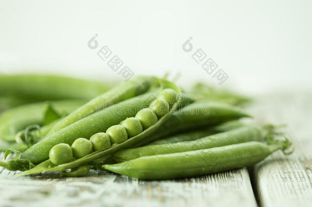绿色的豌豆荚,绿色的豌豆s.蔬菜背景