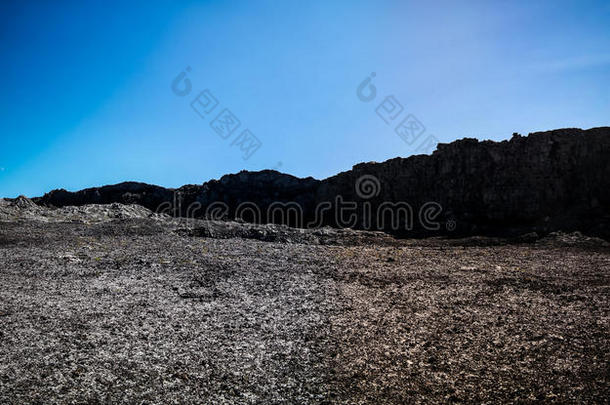 全景画里面的喷火山口关于微微火山,粗纺厚呢,葡萄牙