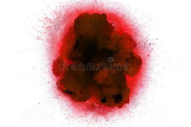 抽象的,红色的爆炸关于火反<strong>对白</strong>色的背景