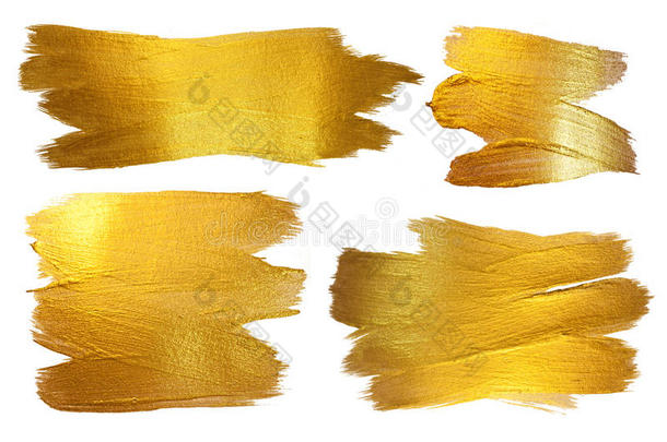 金水彩质地颜料弄脏抽象的说明.希尼