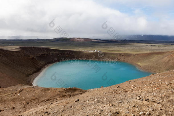 viticulture葡萄栽培火山口,克拉布拉火山火山的地区,迈瓦顿.