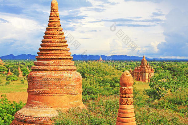 巴甘考古学的地带,缅甸