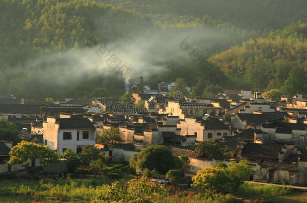 西迪村民全景画