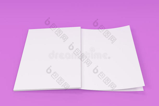 假雷达关于空白的白色的敞开的小册子说谎和遮盖好处向英语字母表的第22个字母