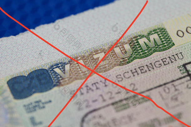 签证-自由的进入为乌克兰人公民.
