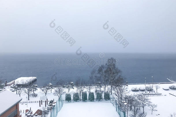 湖托亚采用托亚ko城镇,北海道.