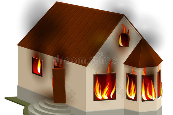 <strong>财产保险</strong>.私有的房屋是（be的三单形式向火