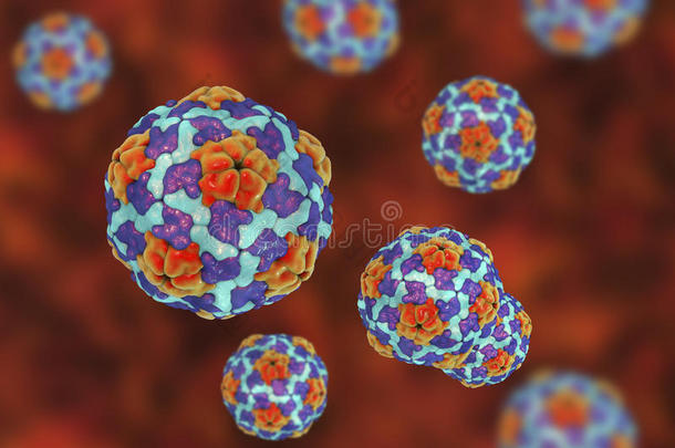 肝炎一病毒向富有色彩的背景