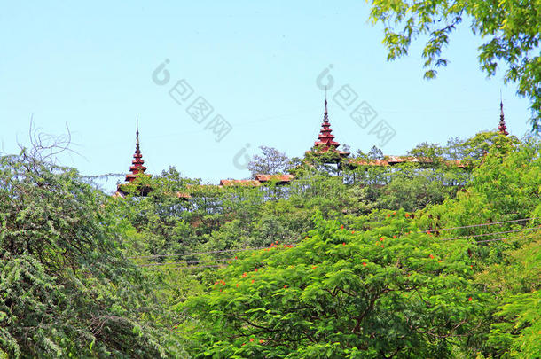 曼德勒小山步行者走道,曼德勒,缅甸