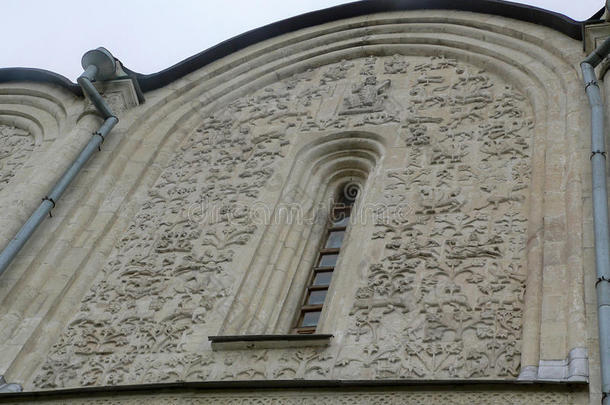 教堂墙雕刻