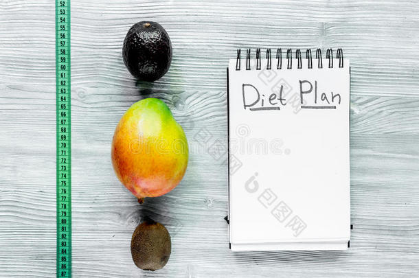 减食疗法.笔记簿为日常饮食计划,成果和量带子向英语字母表的第7个字母