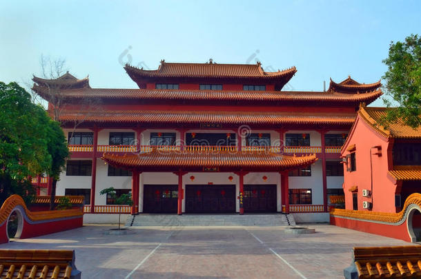 中国人佛教的庙采用Lumb采用i,尼泊尔-诞生地关于佛