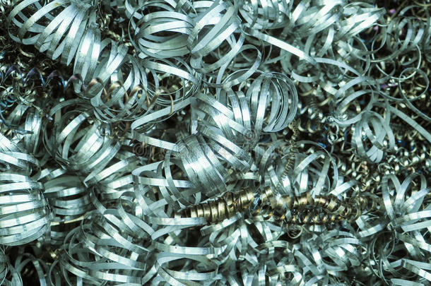 金属薄片采用指已提到的人金属-work采用g工厂.抽象的金属背