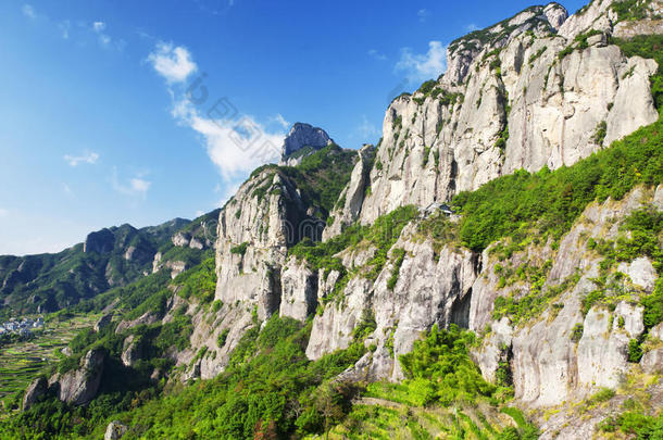 雁荡山风景优美的地区