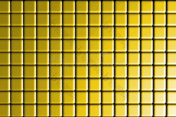 声音不<strong>悦耳</strong>、尖细的马赛克平方黄色的墙背景