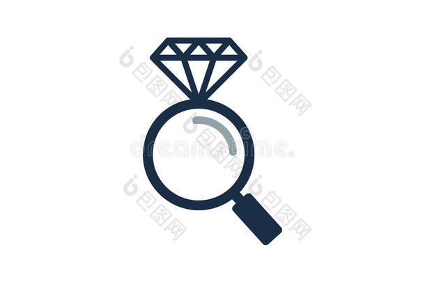 搜寻发现钻石偶像标识设计元素