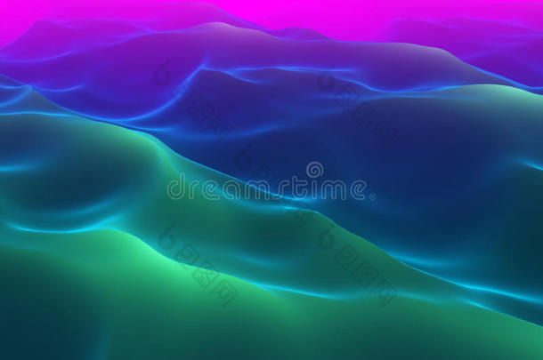 抽象的水表面背景.抽象的颜色3英语字母表中的第四个字母厄斯特拉