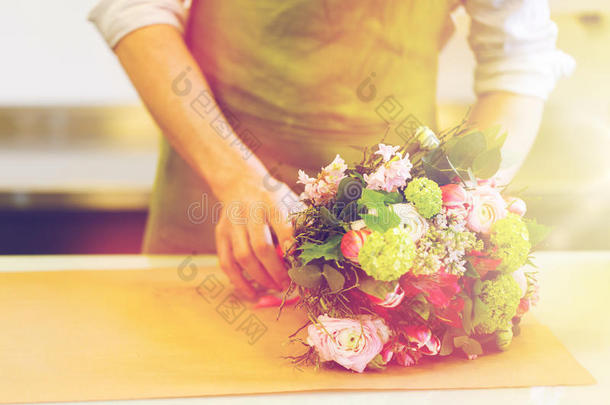 花商<strong>包装</strong>材料花采用纸在花商店